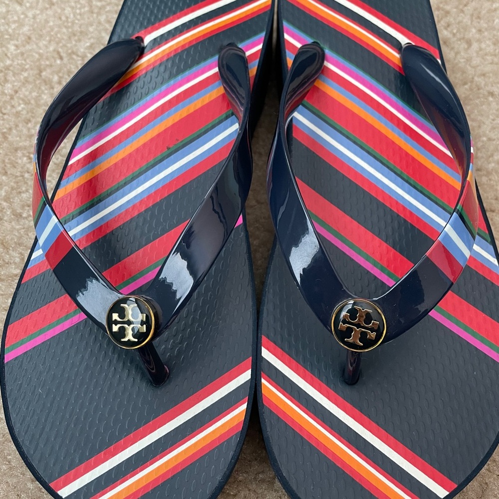 Tory Burch Wedge Flip-Flop size 8